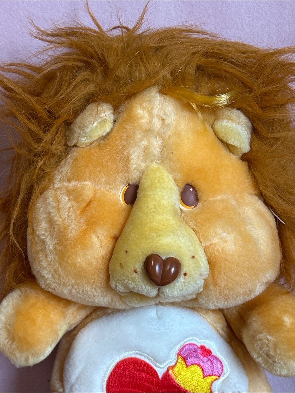 Vintage Kenner 1984 Care Bears Cousins 13” Brave Heart Lion - Picture 2 of 10
